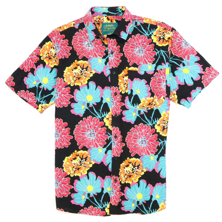 Regular Fit Short Sleeve Shirt - Electric Dahlia