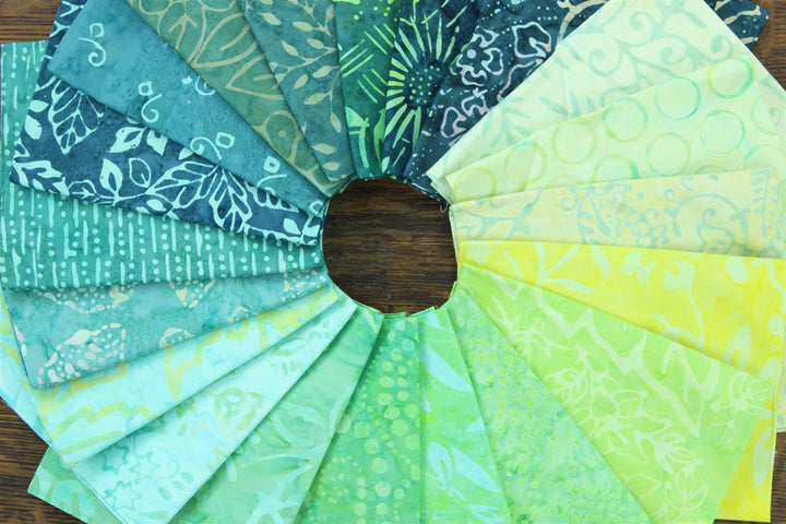Jolly Bar - 40 pieces of 10" x 5" Cotton Batik