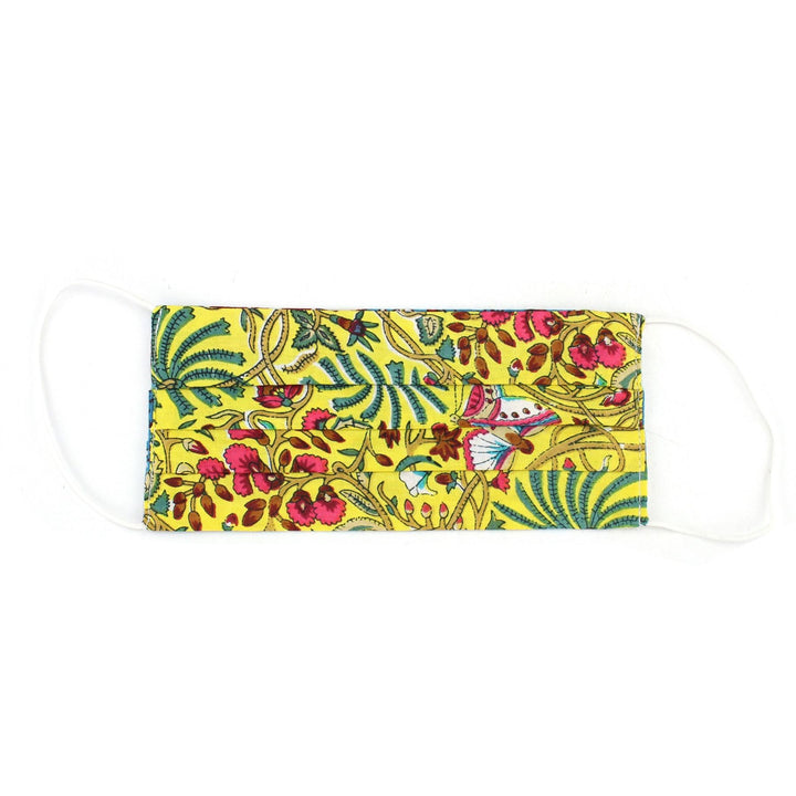 Handmade 100% Cotton Pleated Face-Mask
