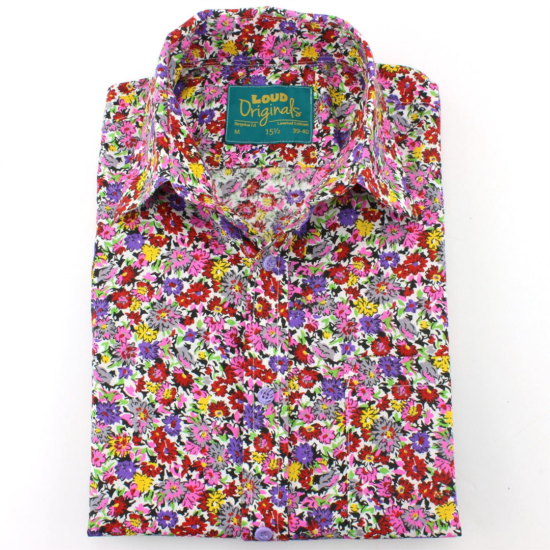 Regular Fit Short Sleeve Shirt - Ditzy Floral