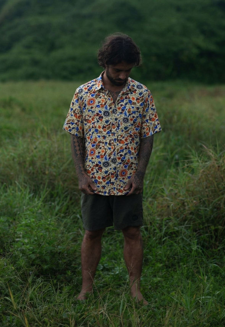 Regular Fit Short Sleeve Shirt - Koi Dream