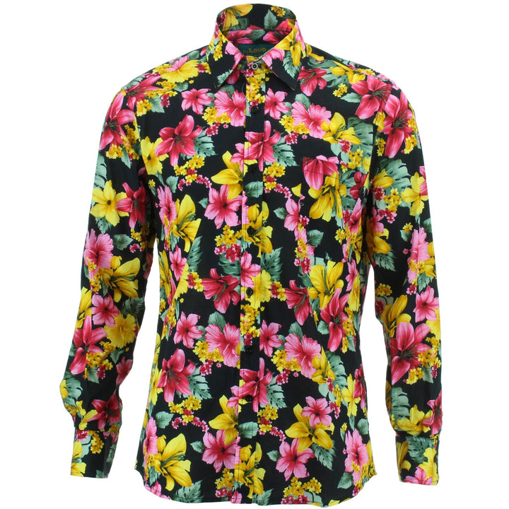 Regular Fit Long Sleeve Shirt - Lilies