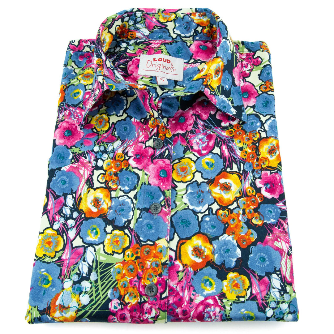 Classic Women's Shirt - Prismatic Flowers