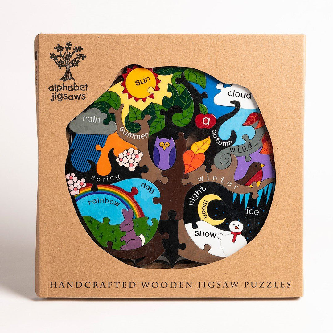 Handmade Wooden Jigsaw Puzzle - Gaelic Seasons