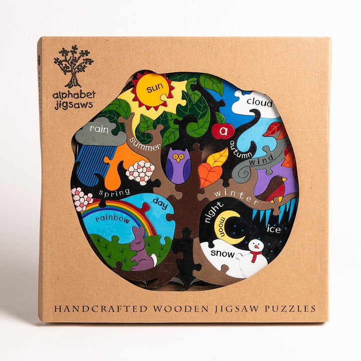 Handmade Wooden Jigsaw Puzzle - Gaelic Seasons