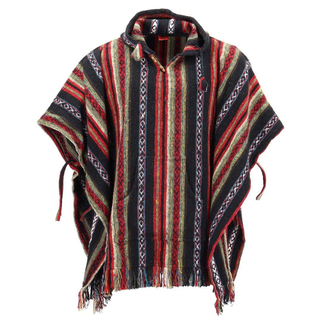pothead poncho Brushed Cotton Hooded Poncho