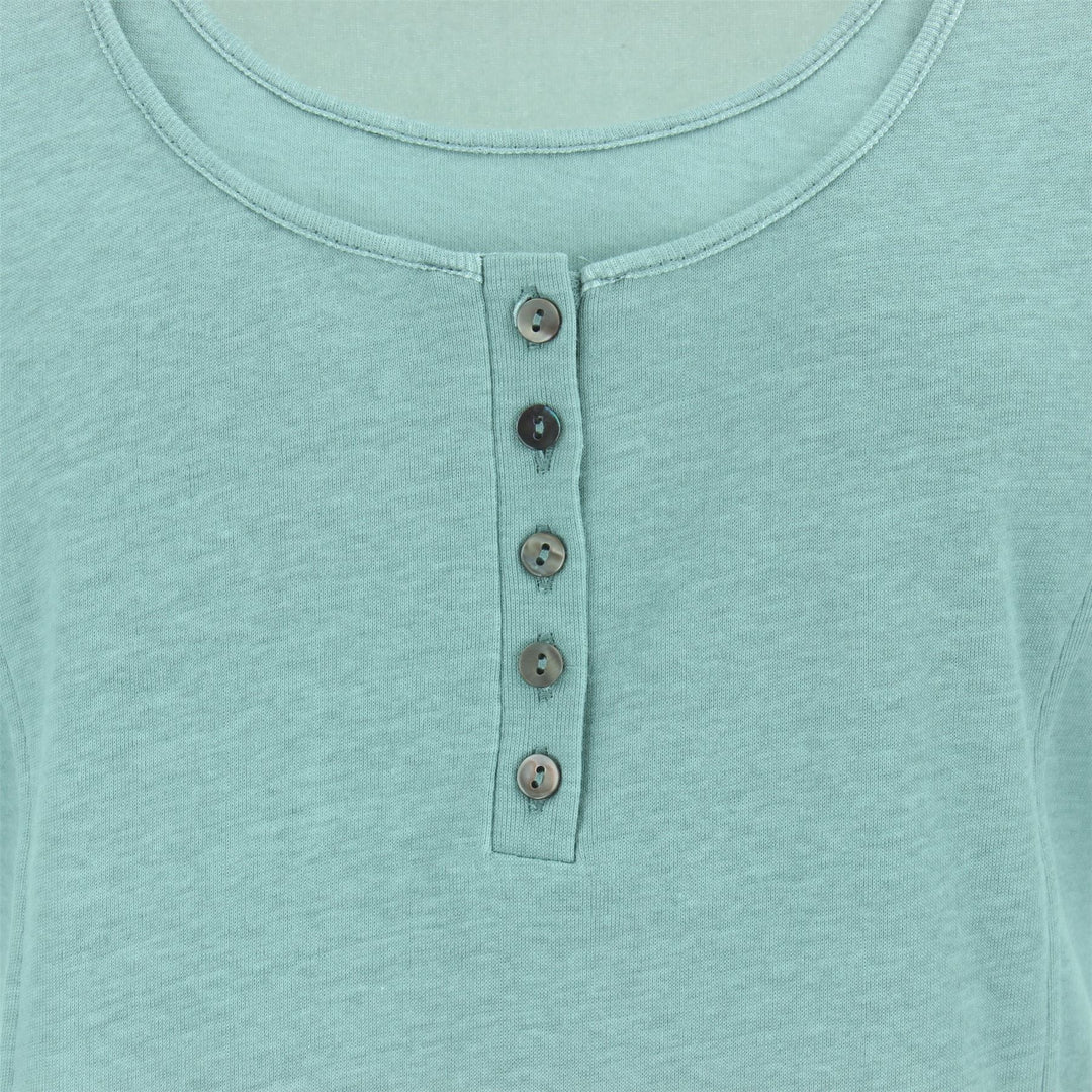 Sleeveless Jersey Top - Turquoise