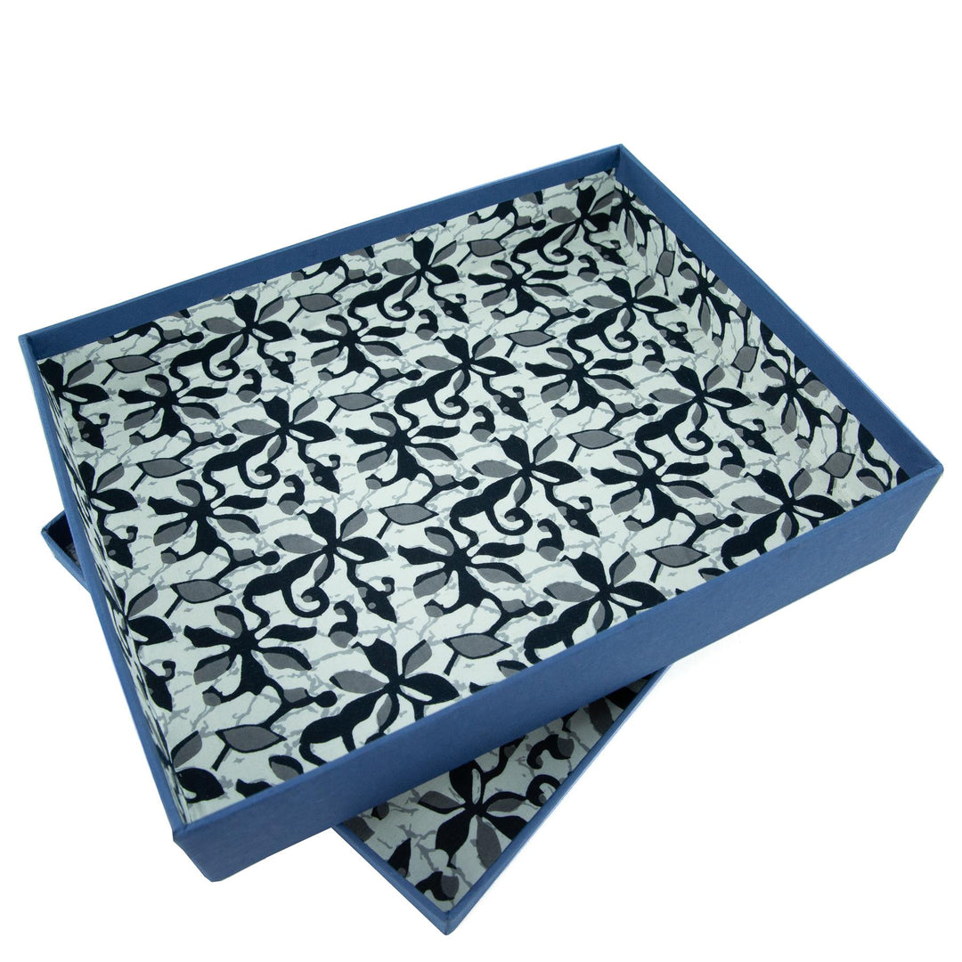 Handmade Luxury A4 Deep Presentation Shirt & Gift Box - Cobalt