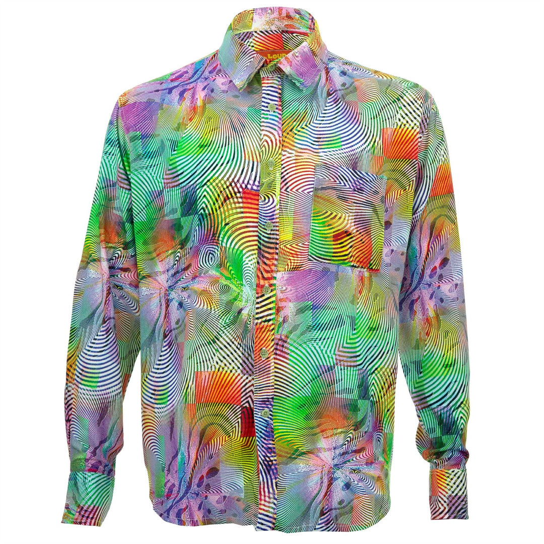 optical illusion dress shirt Optical Illusion Shirt with tie