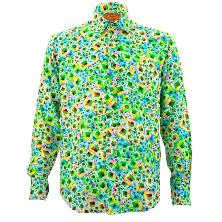 Regular Fit Long Sleeve Shirt - Green Shine