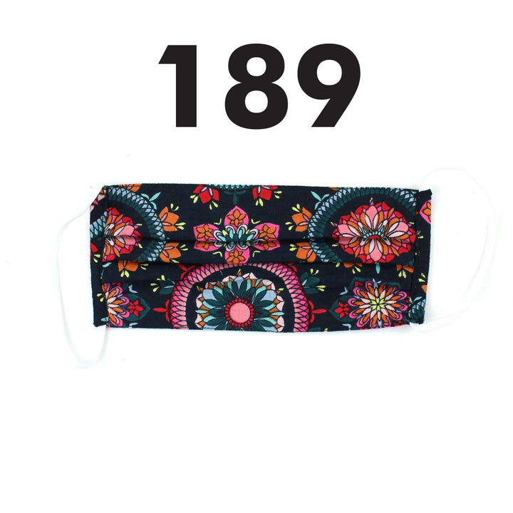 100% Cotton Handmade Pleated Face-Mask