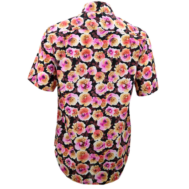 Regular Fit Short Sleeve Shirt - Blooming - Pink