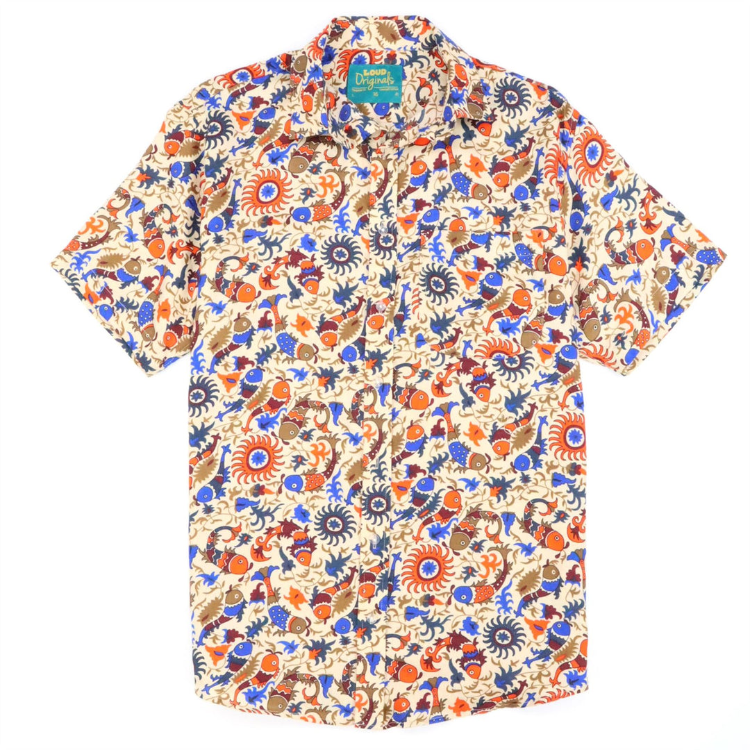 Regular Fit Short Sleeve Shirt - Koi Dream