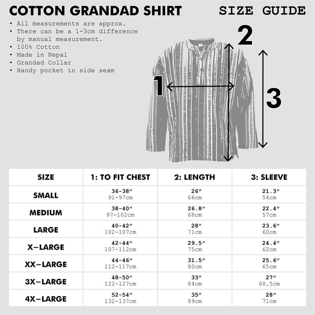 Cotton Grandad Collar Shirt - Black