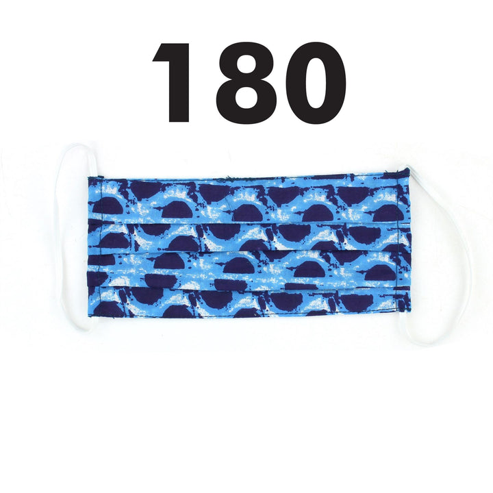 100% Cotton Handmade Pleated Face-Mask