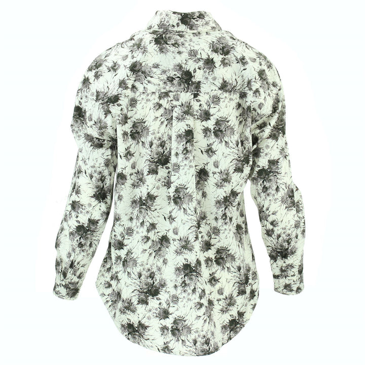 Classic Women's Shirt - Rose Bunch Mono