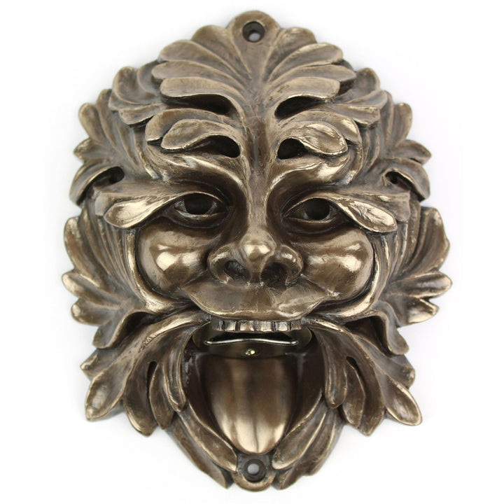 Wall Mounted Character Bottle Opener - Green Man NEW DESIGN (Bronze)