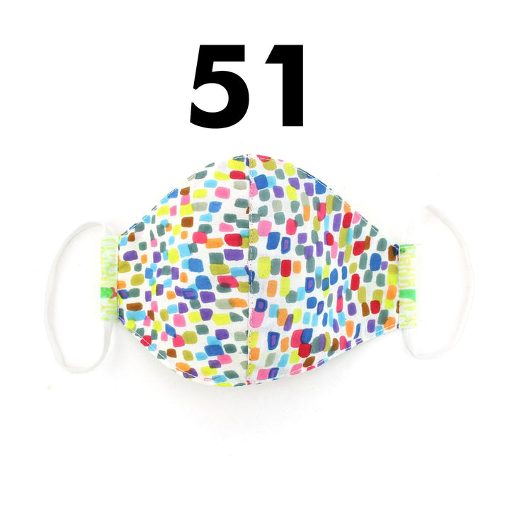 100% Cotton Handmade Pleated Face-Mask