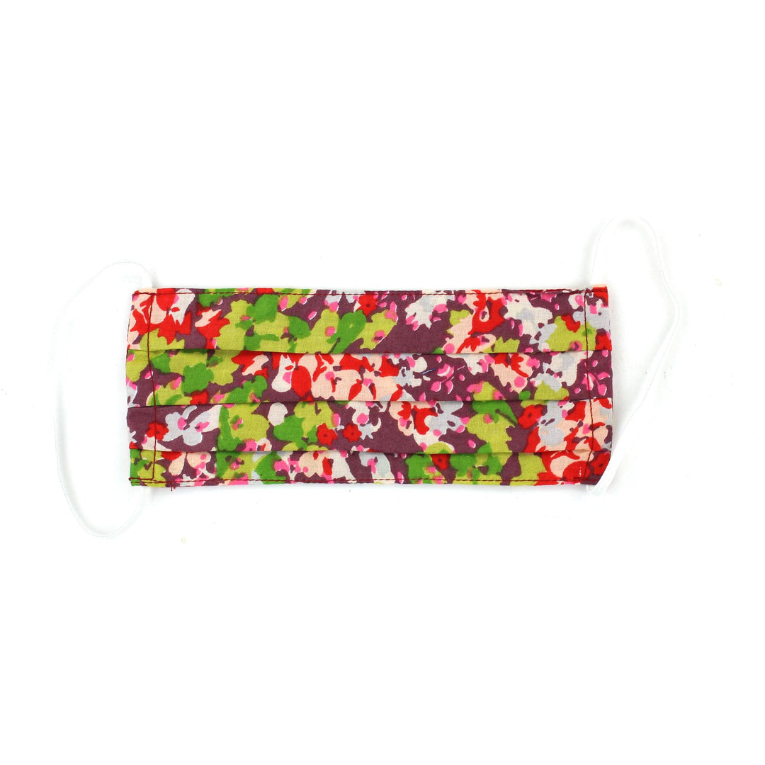 100% Cotton Handmade Pleated Face-Mask