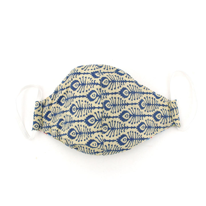 100% Cotton Handmade Pleated Face-Mask