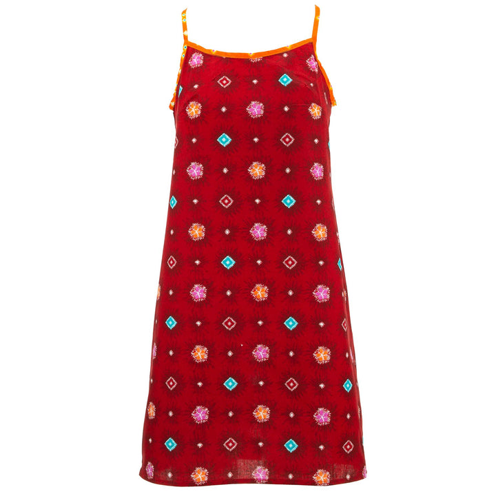 Strappy Dress - Red Explosion