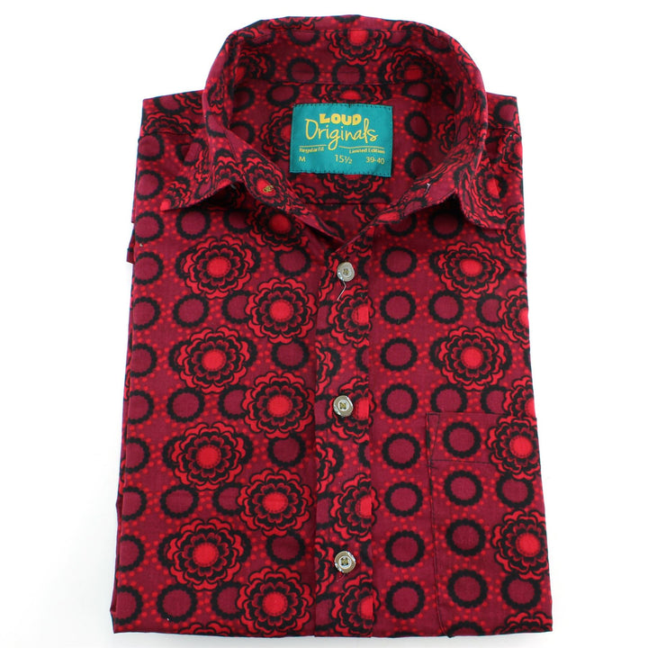 Regular Fit Short Sleeve Shirt - Poppies