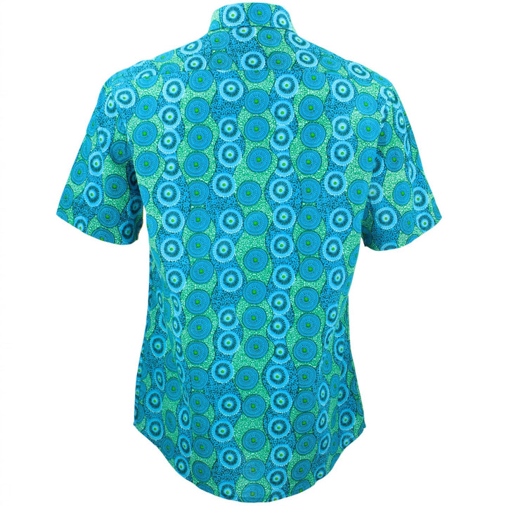 Tailored Fit Short Sleeve Shirt - Umbrellas