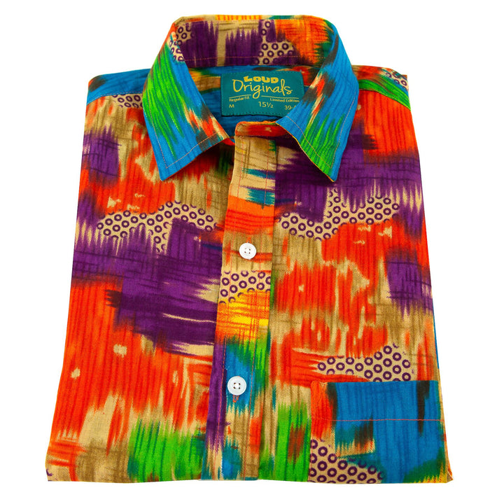 Regular Fit Short Sleeve Shirt - Blur