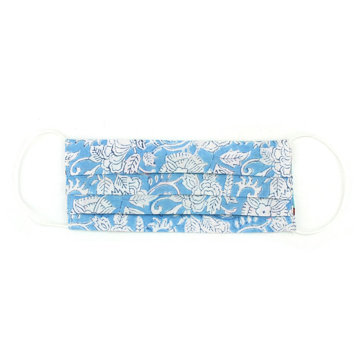 Handmade 100% Cotton Pleated Face-Mask