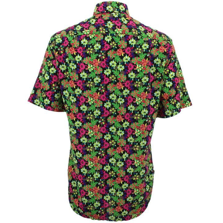 Regular Fit Short Sleeve Shirt - Vibrant Floral