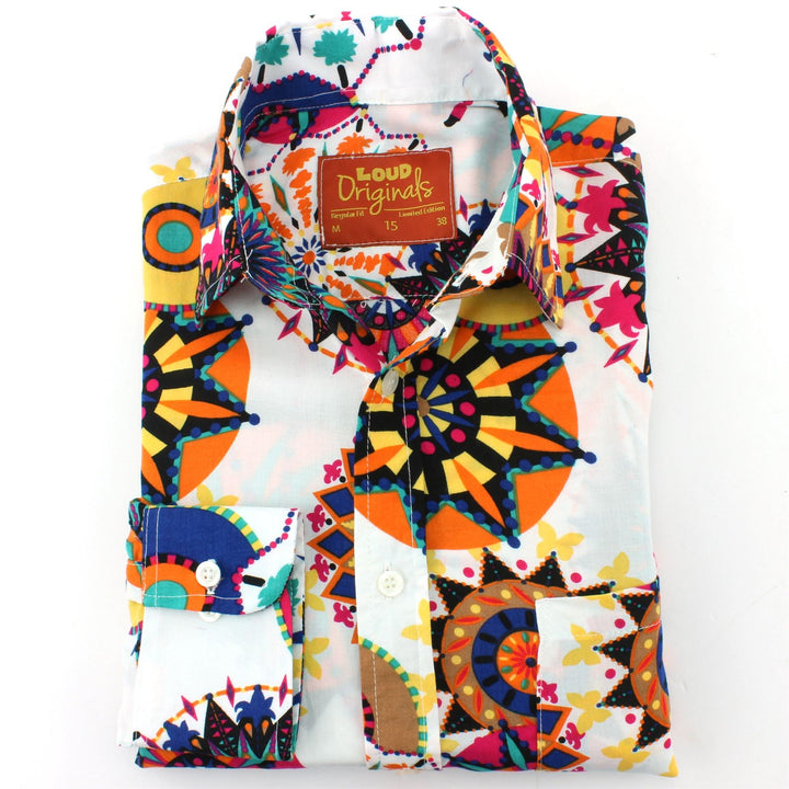 Slim Fit Long Sleeve Shirt - Carnival Suzani