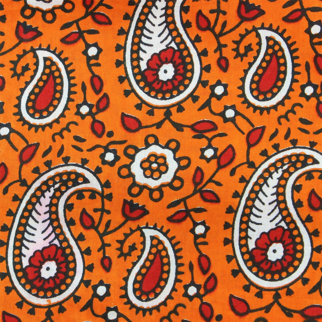 Tailored Fit Long Sleeve Shirt - Block Print - Paisley