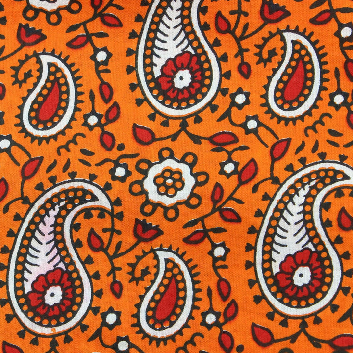 Tailored Fit Long Sleeve Shirt - Block Print - Paisley