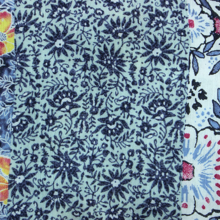 Slim Fit Long Sleeve Shirt - Floral Stripe