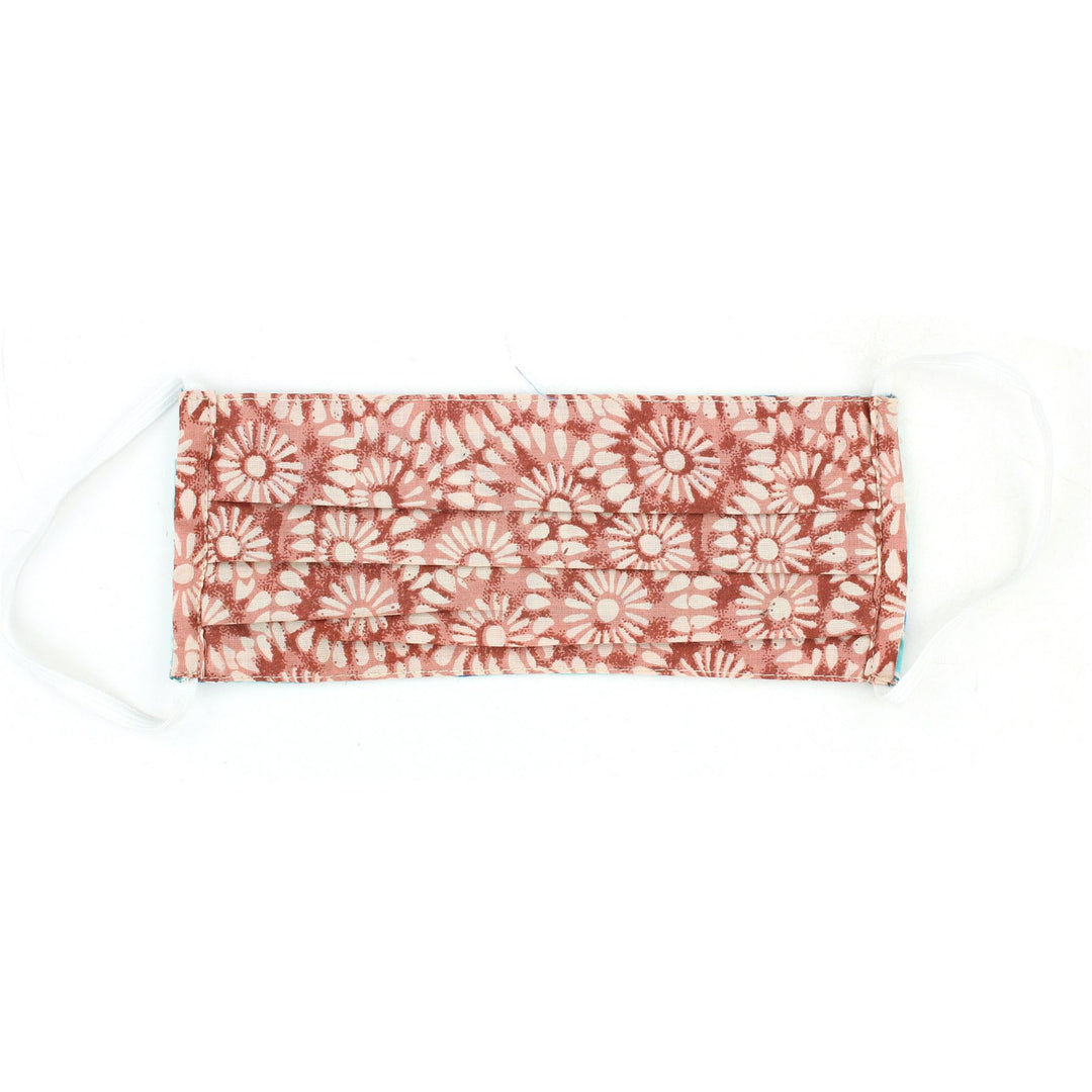 Handmade Pleated Cotton Face Mask - Pack of 3