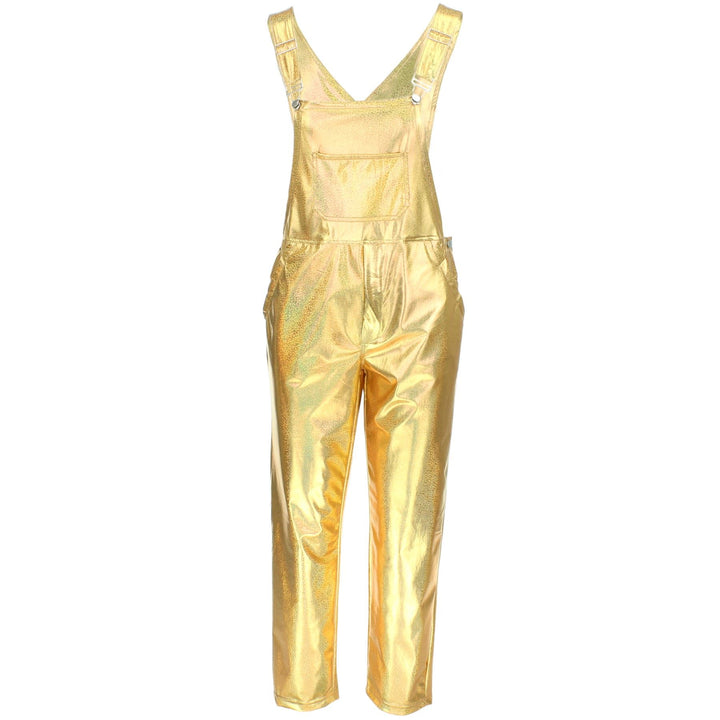 Shiny Dungarees - Gold