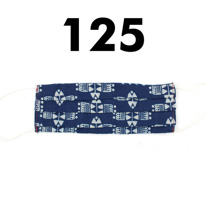 100% Cotton Handmade Pleated Face-Mask