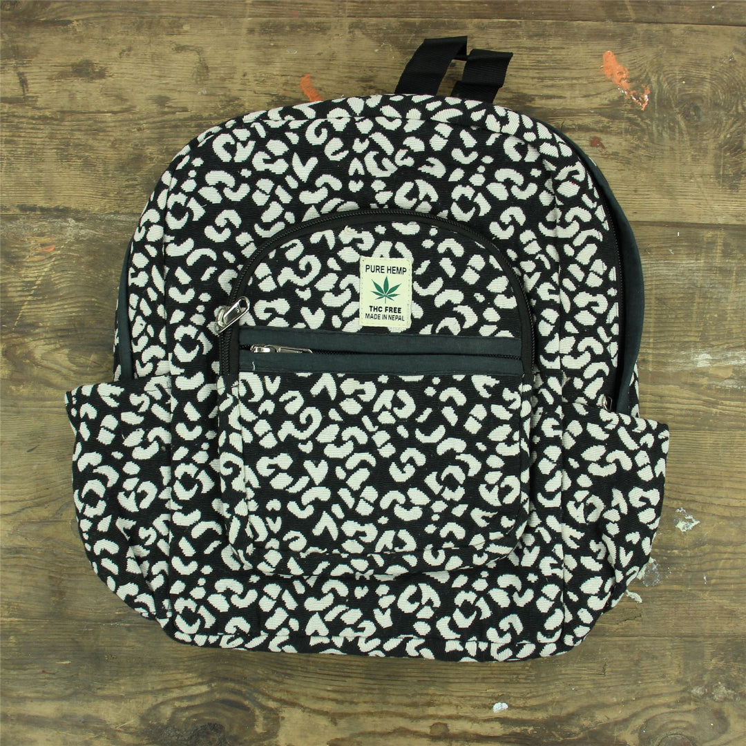 Himalayan Hemp Backpack - Black Beans