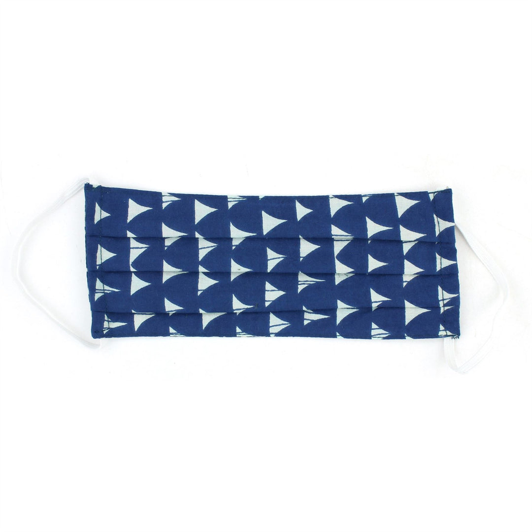 Handmade Pleated Cotton Face Mask - Pack of 3