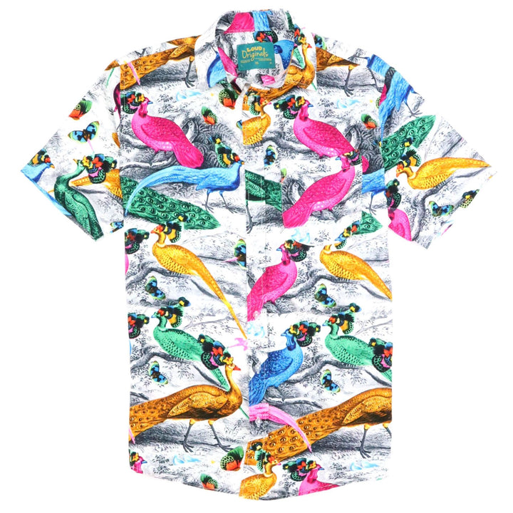 Regular Fit Short Sleeve Shirt - Royal Peacock