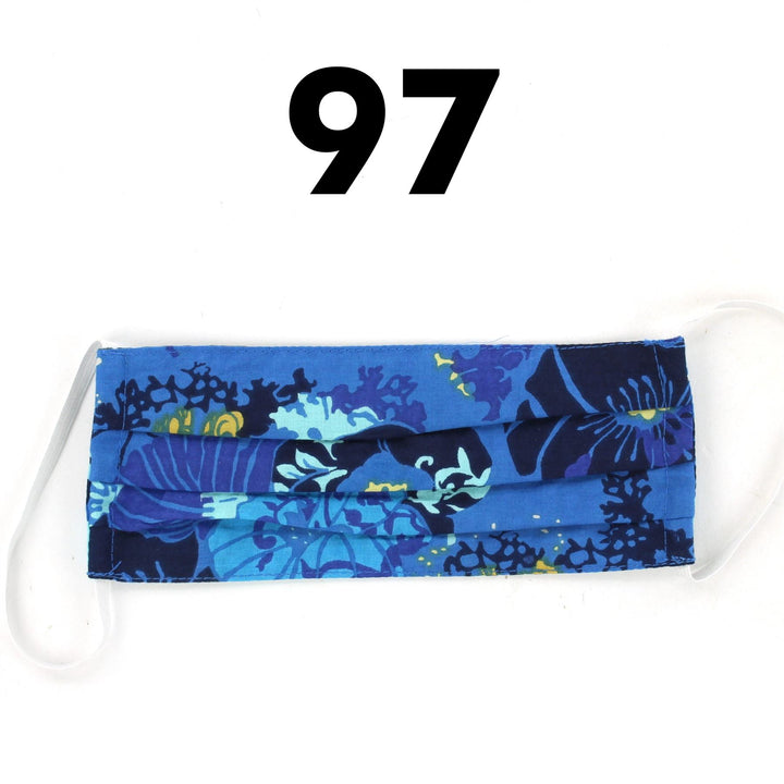 100% Cotton Handmade Pleated Face-Mask