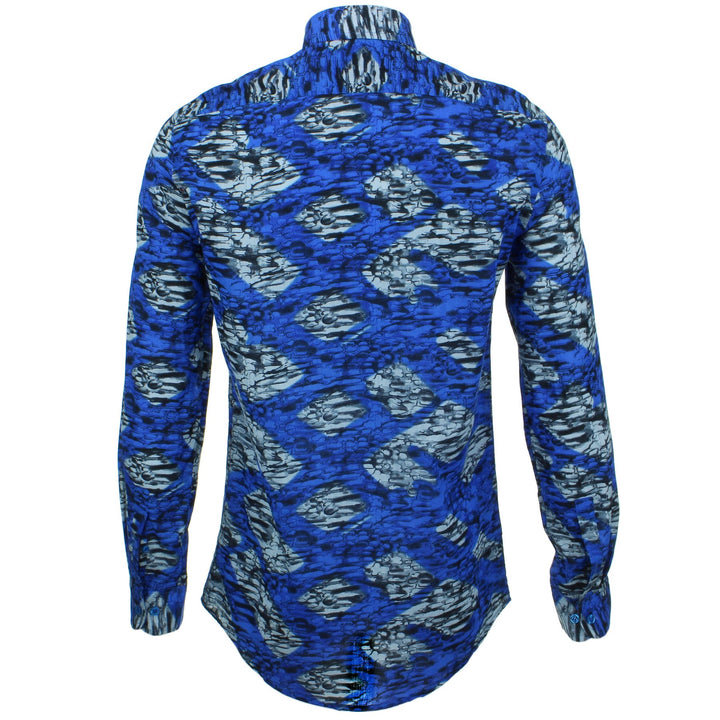Tailored Fit Long Sleeve Shirt - Abstract Chevrons