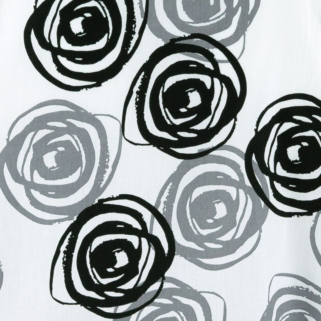 Regular Fit Short Sleeve Shirt - Mono Roses