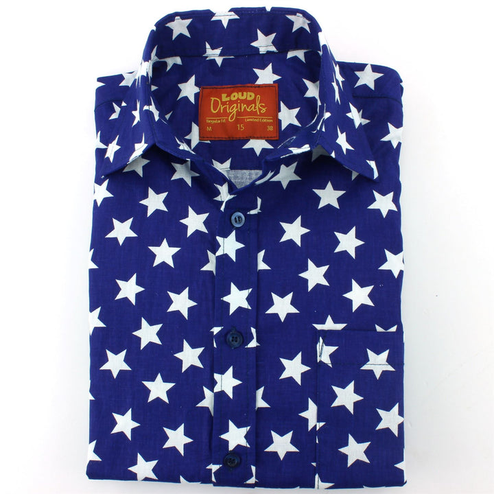Slim Fit Short Sleeve Shirt - Stars