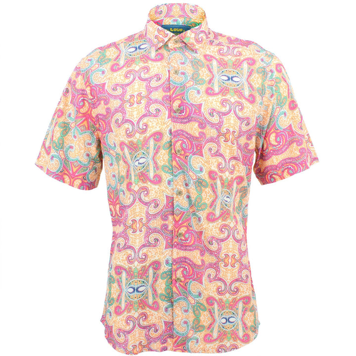 Slim Fit Short Sleeve Shirt - Bohemian
