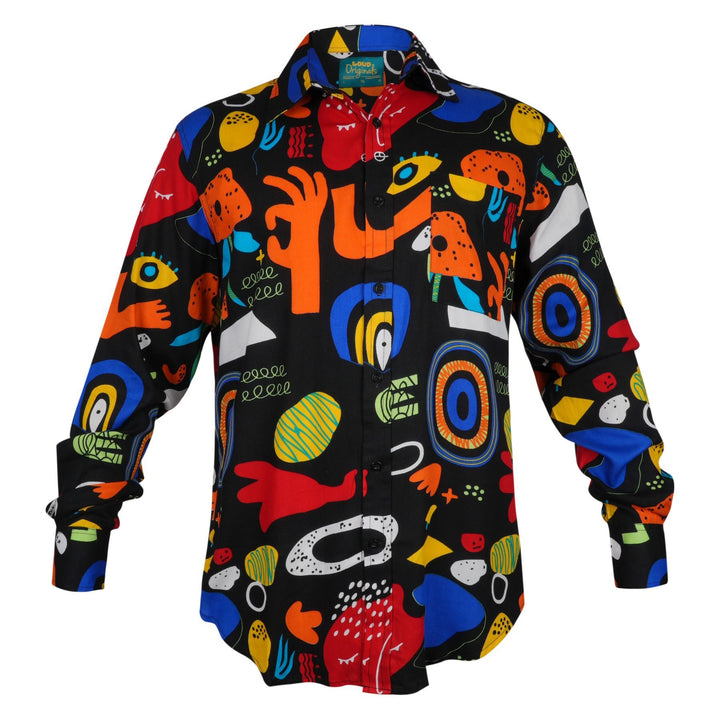 Regular Fit Long Sleeve Shirt - Cosmic Pop