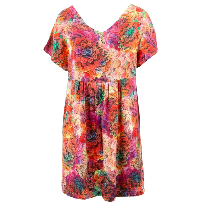 Lolo Short Shift Dress - Psychedelic Broccoli