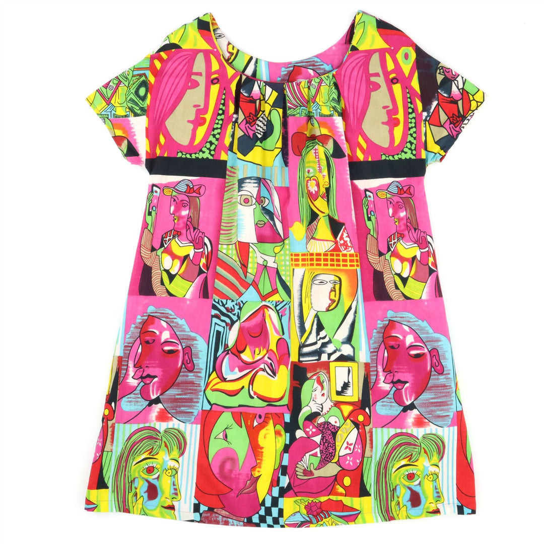 Floaty Pocket Pleat Dress - Cubism Blue