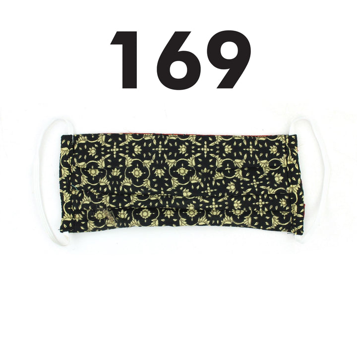 100% Cotton Handmade Pleated Face-Mask