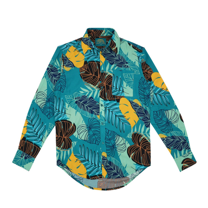 Regular Fit Long Sleeve Shirt - Island Breeze